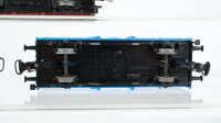 Märklin H0 Konvolut 1 Hochbordwagen braun, 2 Hochbordwagen "Hilfe für krebskranke Kinder" blau DB