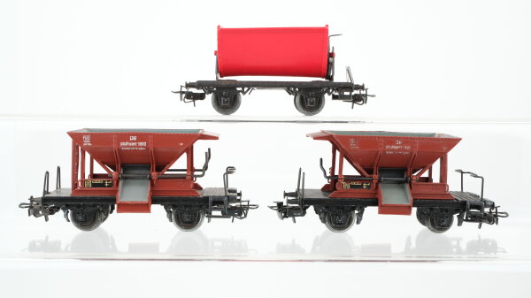 Märklin H0 Konvolut 1 Kipplore, 2 Schotterwagen DB