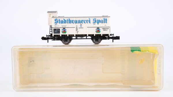 Minitrix N 13593 Gedeckter Güterwagen Stadtbrauerei Spalt G 10 K.Bay.Sts.B.