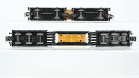 Märklin H0 Konvolut 2 Drehschemelwagen mit Holzbalken, 1 Schwerlastwagen mit Überseekiste "BAHIA" DB