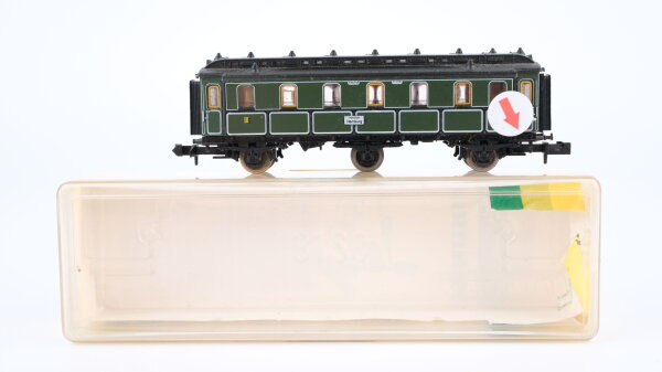 Minitrix  N 51 3161 00 Schnellzugwagen 3.Kl. K.Bay.Sts.B.