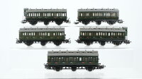 Märklin H0 Konvolut 3 Abteilwagen 2.Kl., 2...