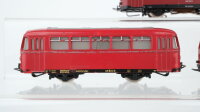 Märklin H0 Konvolut 2 Beiwagen für Schienenbus, 1 Beiwagen für Schienenbus mit Beleuchtung DB