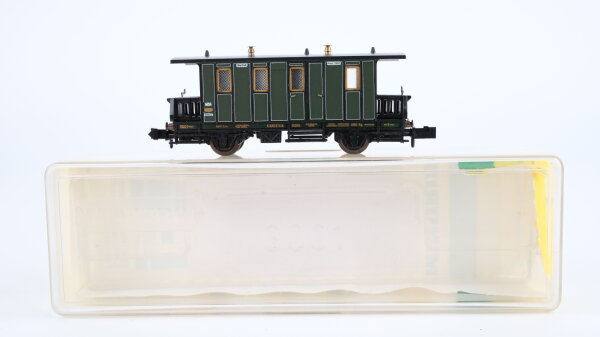 Minitrix N 13313 Post-/Packwagen PPostL K.Bay.Sts.B.
