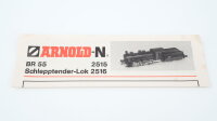 Arnold N 2518 Dampflok mit Tender BR 5216