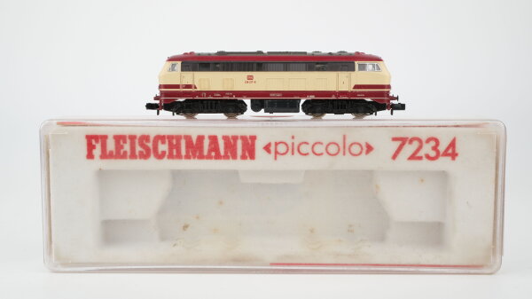Fleischmann N 7234 E-Lok BR 218 217-8 DB (1 Puffer fehlt)