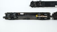 Märklin H0 Konvolut 2 Personenwagen 2.Kl. grün beleuchtet, 1 Packwagen grün beleuchtet, DB (Beleuchtung ungetestet)