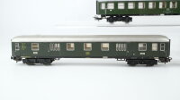 Märklin H0 Konvolut 1. Packwagen grün, 1 Personenwagen 2.Kl. grün, 1. Personenwagen 1.Kl. blau, 1 Speisewagen "DSG" rot, 1 Schlafwagen balu DB/CIWL (Abbruch)