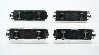 Märklin H0 Konvolut 3 Kühlwagen "Bitburger Pils, Krautfest Leinfelden, Pabst Blue Ribbon", 1 gedeckter Güterwagen DB