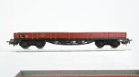 Märklin H0 Konvolut 2 Niederbordwagen 4-achsig, 1 Niederbordwagen, 1 Hochbordwagen mit Bremserhaus DB/DR