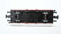 Märklin H0 Konvolut 1 Autotransportwagen, 2 Hochbordwagen, 2 Niederbordwagen grau DB/u.a. (Abbruch)
