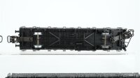 Märklin H0 Konvolut 1 Autotransportwagen, 2 Hochbordwagen, 2 Niederbordwagen grau DB/u.a. (Abbruch)