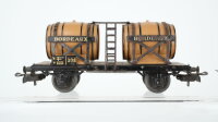 Märklin H0 Konvolut 2 Weinfasswagen "Bordeaux", 1 Niederbordwagen "364", 1 Kranwagen