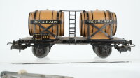 Märklin H0 Konvolut 2 Weinfasswagen "Bordeaux", 1 Niederbordwagen "364", 1 Kranwagen