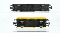 Märklin H0 Konvolut 1 gedeckter Güterwagen "Deutsche Bundespost" gelb, 1 gedeckter Güterwagen "Deutsche Bundespost" grün DBP