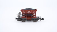 Roco N 02319S Schotterwagen mit Kohle DB