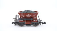 Roco N 02319S Schotterwagen mit Kohle DB