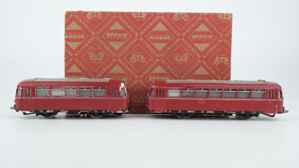 Märklin H0 DB 800 K Schienenbus mit Beiwagen Wechselstrom