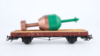 Trix H0 24052 Rungenwagen mit Hafenmarkierungstonne DB