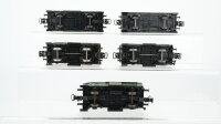 Märklin H0 Konvolut 3 Personenzugbegleitwagen, 1 Packwagen, 1 Personenwagen DB/u.a.
