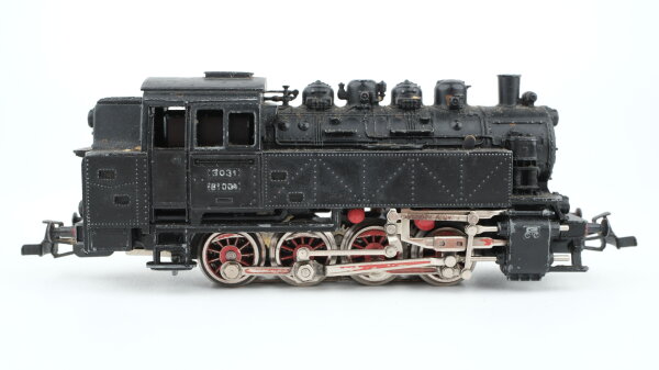 Märklin H0 3031 Dampflok BR 81 004 Wechselstrom (Licht einseitig defekt)