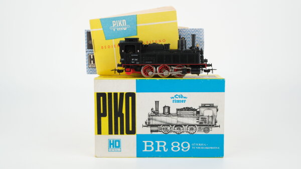 Piko H0 5/6300 Dampflok BR 89 265 DR Gleichstrom Analog (1 Lampe fehlt)