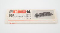 Arnold N 2515 Dampflok BR 55 3599 DB