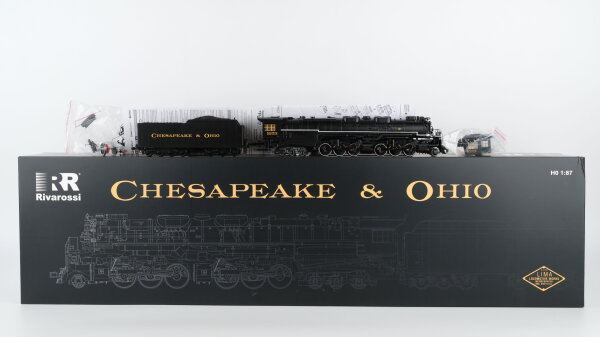 Rivarossi H0 HR2952 Dampflok mit Tender 2-6-6-6 Klasse H-8 Allegheny Chesapeake & Ohio Railway Company Gleichstrom