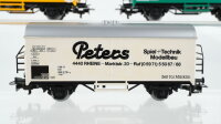 Märklin H0 Konvolut 5 Kühlwagen "Vedes Fischer, Vedes, Peters, Spielzeug-Ring" DB (Abbrüche)