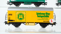 Märklin H0 Konvolut 5 Kühlwagen "Vedes Fischer, Vedes, Peters, Spielzeug-Ring" DB (Abbrüche)