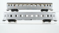 Märklin/unbekannt H0 Konvolut 2 Personenwagen 1.Kl. silber SNCF