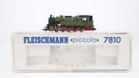 Fleischmann N 7810 Dampflok olivgrün (1 Puffer fehlt)