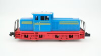 Minitrix N Diesellok Werkslok blau (1 Geländer lose)