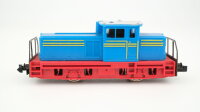 Minitrix N Diesellok Werkslok blau (1 Geländer lose)