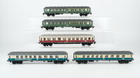 Unbekannt H0 Konvolut 2 Abteilwagen 1./2.Kl. grün, 1...