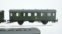 Unbekannt H0 Konvolut 1 Abteilwagen 2.Kl., 1 Personenwagen, 1 Packwagen DR