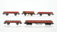 Märklin H0 Konvolut 3 Niederbordwagen, 1...