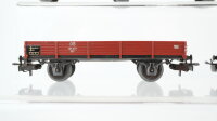 Märklin H0 Konvolut 3 Niederbordwagen, 1 Niederbordwagen "391" 4-achsig, 1 Niederbordwagen "364" 2-achsig, DB/D.R.B.