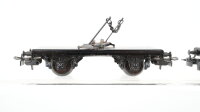 Märklin H0 Konvolut 1 Schwerlast-Niederflurwagen, 2 Drehschemelwagen DB