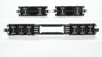 Märklin H0 Konvolut 1 Schwerlast-Niederflurwagen, 2 Drehschemelwagen DB