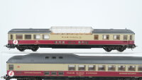 Lima H0 Konvolut 1 Panoramawagen "Rheingold", 1 Speisewagen "TEE", 1 Abteilwagen 1.Kl. beige/rot, DB (Abbrüche)