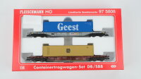 Fleischmann H0 975808 Containertragwagen-Set   DB/SBB