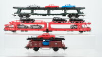Lima/Electrotren H0 Konvolut 1 Autotransportwagen...