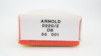 Arnold N 0220 Dampflok BR 66 001 Gussmodell DB Gleichstrom