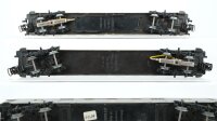 Märklin H0 Konvolut 1 Packwagen grün, 2 Personenwagen 1.Kl. blau mit Innenbeleuchtung DB