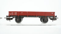 Märklin H0 Konvolut 3 Niederbordwagen 2-achsig, 1 Niederbordwagen 4-achsig DB