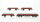 Märklin H0 Konvolut 3 Niederbordwagen 2-achsig, 1 Niederbordwagen 4-achsig DB