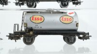Märklin H0 Konvolut 4 Kesselwagen "Esso" DB (Abbruch)
