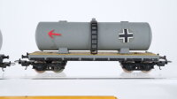 Lima H0 Konvolut 2 Kesselwagen 4-achsig (Shell, Grau), Kesselwagen 2-achsig (Esso)