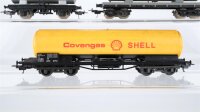 Lima H0 Konvolut 2 Kesselwagen 4-achsig (Shell, Grau), Kesselwagen 2-achsig (Esso)